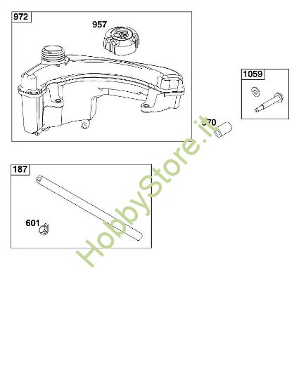 K - GRUPPO ALIMENTAZIONE CARBURANTE B&S - 10 €¦ 100602-0036-H5 brand Stihl